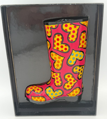 Britto hearts rain boot - hearts,